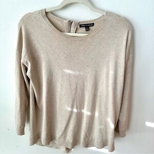 Cable & Gauge Light Tan Knit top
